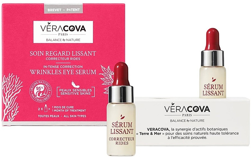 Intensive Anti-Wrinkle Eye Serum - Veracova Anti-Aging Eye Wrinkles Serum In-Tense Correction — photo N2