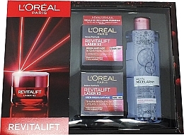 Fragrances, Perfumes, Cosmetics Set - Loreal Paris Revitalift Laser X3 (f/cr/50ml + f/cr/50ml + micellar/400ml)