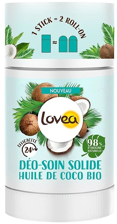 Deodorant - Lovea Deo Soin Solide Coco Bio — photo N1