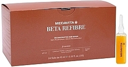 Repairing Serum for Damaged Hair - Medavita Beta Refibre Recontructive Hair Serum — photo N2