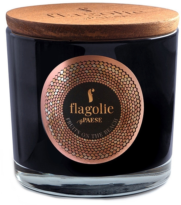 Scented Candle in a Glass "Fruits on the Beach" - Flagolie Fragranced Candle Fruits On The Beach — photo N1