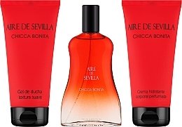 Set (edt/150 ml + sh/gel/100 ml + cr/100 ml) - Instituto Espanol Aire de Sevilla Chicca Bonita  — photo N2