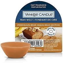 Scented Wax Melts - Yankee Candle Wax Melt Spiced Banana Bread — photo N1