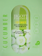 Cucumber Ampoule Mask - Jigott Cucumber Real Ampoule Mask — photo N1