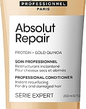 Hair Conditioner - L'Oreal Professionnel Absolut Repair Gold Quinoa +Protein Conditioner — photo N3