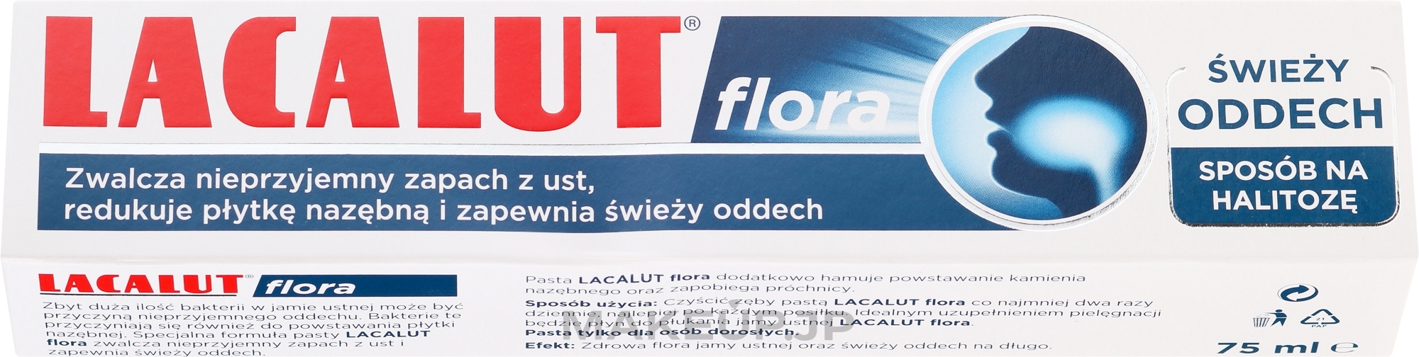 Toothpaste - Lacalut Flora Toothpaste — photo 75 ml