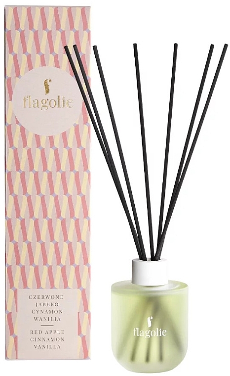 Red Apple, Cinnamon & Vanilla Fragrance Diffuser - Flagolie Home Perfume — photo N1