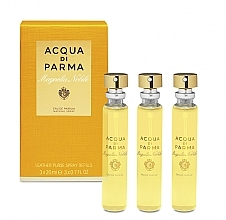 Fragrances, Perfumes, Cosmetics Acqua Di Parma Magnolia Nobile Leather Purse Spray - Set (edp/20ml + edp/20ml+edp/20ml)