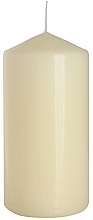 Cylindrical Candle 60x120 mm, ecru - Bispol — photo N1