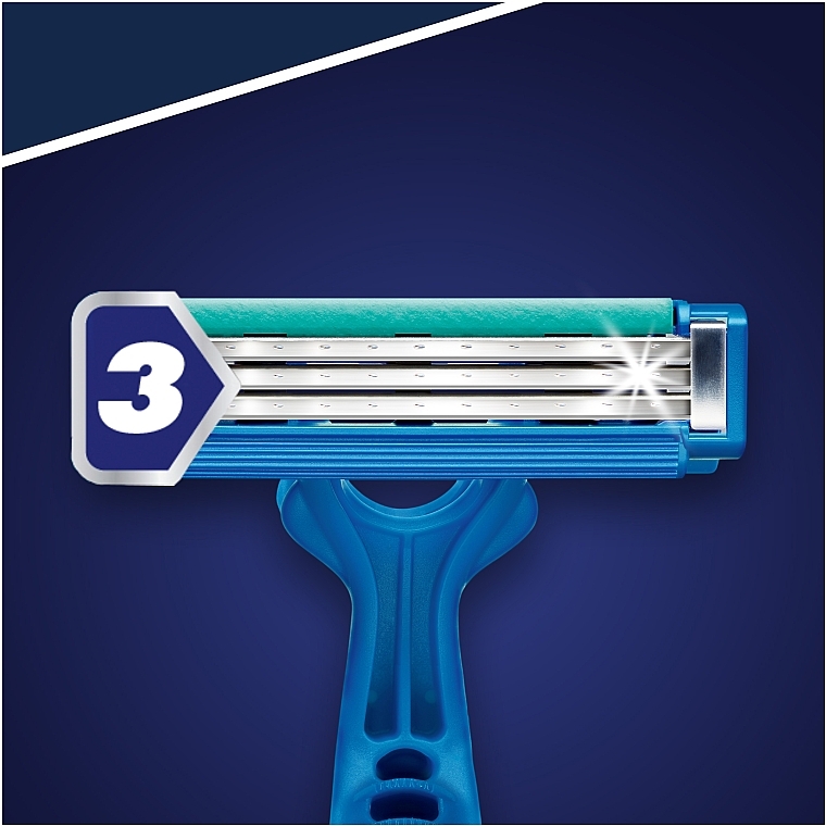 Disposable Razor Set, 8 pcs - Gillette Blue 3 Simple — photo N17