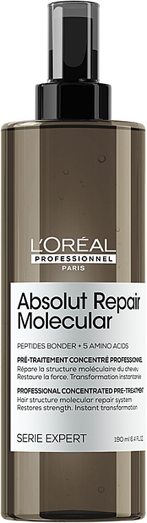 Professional Concentrated Pre-Shampoo with Peptide Bonder - L'Oreal Professionnel Serie Expert Absolut Repair Molecular Concentrated Pre-Shampoo — photo N1