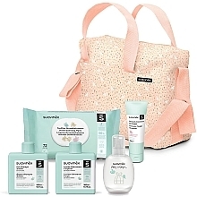 Fragrances, Perfumes, Cosmetics Set, 6 products - Suavinex Bag Coral Gift Set for Babies