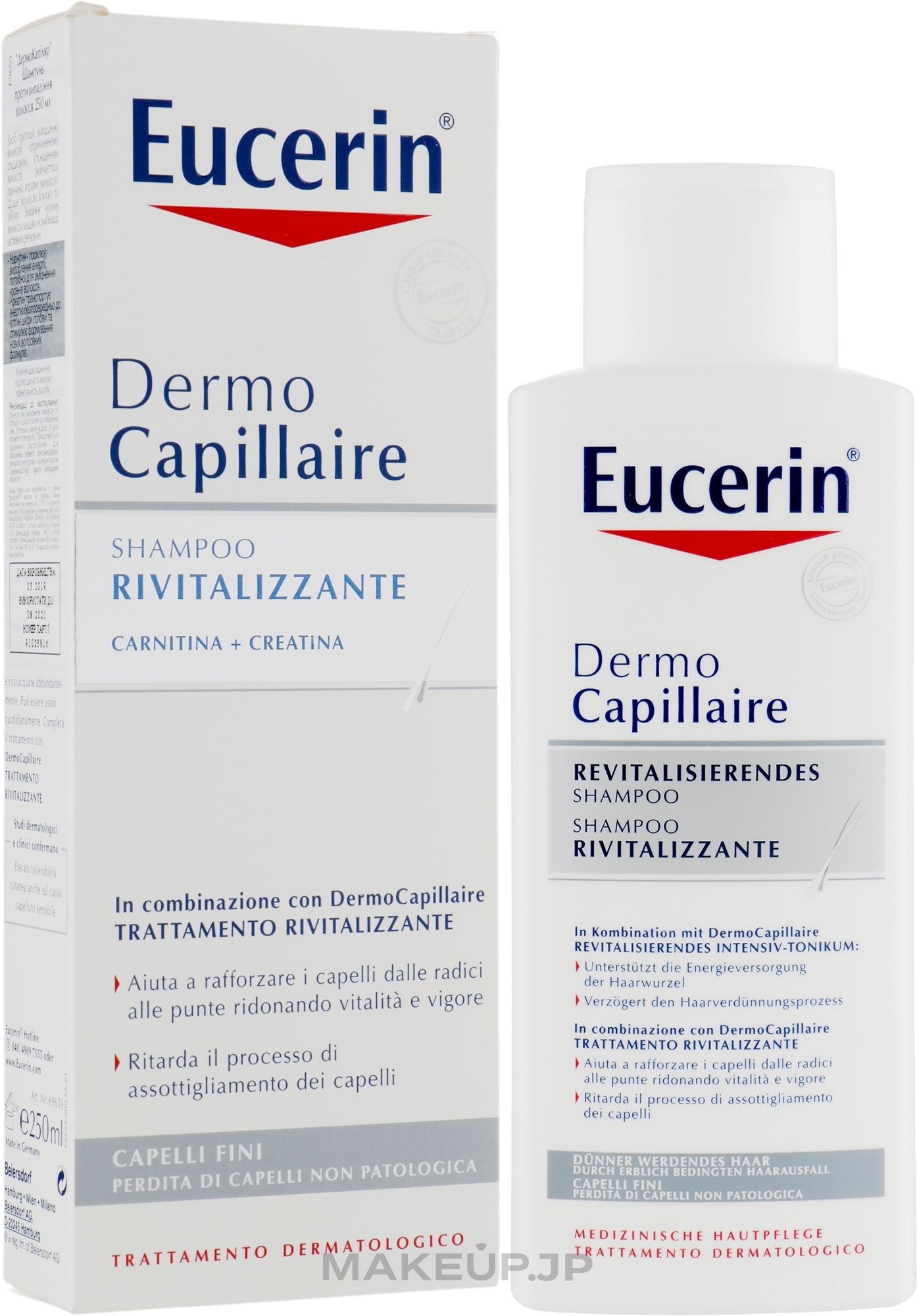 Anti Hair Loss Shampoo - Eucerin DermoCapillaire Re-Vitalizing Shampoo — photo 250 ml