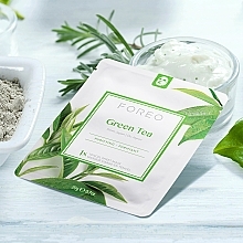 GIFT! Cleansing Sheet Mask for Combination Skin - Foreo Green Tea Sheet Mask — photo N11