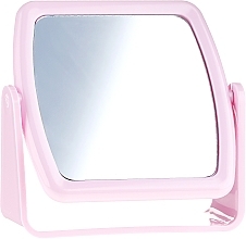 Fragrances, Perfumes, Cosmetics Mirror on Stand 85727, square, pink - Top Choice Beauty Collection Mirror