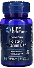 Fragrances, Perfumes, Cosmetics Dietary Supplement "Folate & Vitamin B12" - Life Extension BioActive Folate & Vitamin B12