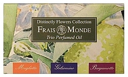 Fragrances, Perfumes, Cosmetics Set - Frais Monde Distinctly Flowers Collection Gift Set (b/oil/12ml + b/oil/12ml + b/oil/12ml)