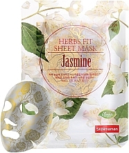 Jasmine Extract Moisturising Sheet Mask - NOHJ Skin Maman Herbs Fit Sheet Mask Jasmine — photo N1
