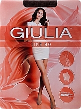 Tights "Like" 40 Den, cappuccino - Giulia — photo N1