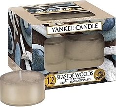 Fragrances, Perfumes, Cosmetics Tea Light Candles - Yankee Candle Scented Tea Light Candles Seaside Woods