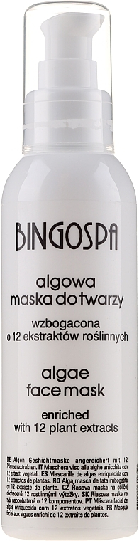 Algae Face Mask with 12 Plant Extracts - BingoSpa Algae Mask Enriched With 12 Components — photo N2