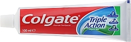 Toothpaste "Triple Action" - Colgate Triple Action Original Mint — photo N2