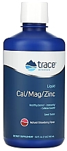 Fragrances, Perfumes, Cosmetics Dietary Supplement with Calcium, Magnesium & Zinc, natural strawberry flavor - Trace Minerals Liquid Cal/Mag/Zinc Strawberry