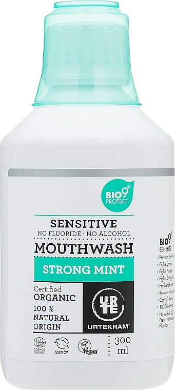 Strong Mint Mouthwash - Urtekram Mouthwash Strong Mint — photo N1