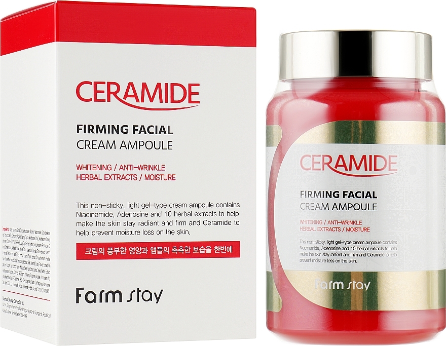 Facial Firming Ampoule Cream-Serum with Ceramides - FarmStay Ceramide Firming Facial Cream Ampoule — photo N2