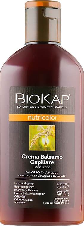 Conditioner for Colored Hair - BiosLine Biokap Nutricolor — photo N1