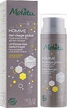 Fragrances, Perfumes, Cosmetics 3-in-1 Universal Face Gel - Melvita Homme Gel Visage Global 3in1