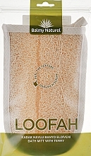 Fragrances, Perfumes, Cosmetics Double-Sided Terry & Loofah Massage Mitten - Balmy Naturel