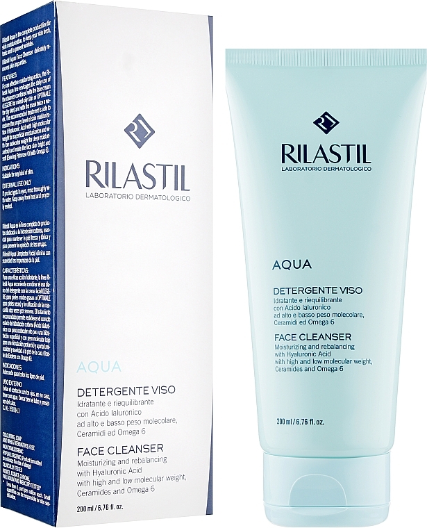 Delicate Face Cleansing Gel - Rilastil Aqua Detergente Viso — photo N2