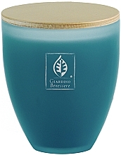 Giardino Benessere Pompei Garden - Perfumed Candle in Blue Glass — photo N1