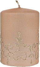 Tiffany Candle, 7x10cm, champagne - Artman Tiffany Candle — photo N1