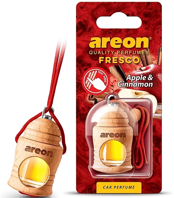 Apple & Cinnamon Car Air Freshener - Areon Fresco Apple & Cinnamon — photo N1