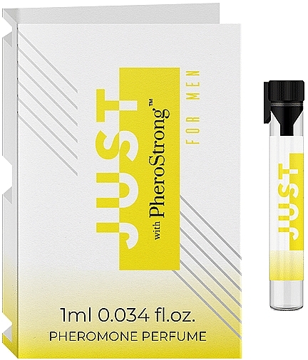 PheroStrong Just With PheroStrong For Men - Pheromone Parfum (sample) — photo N1