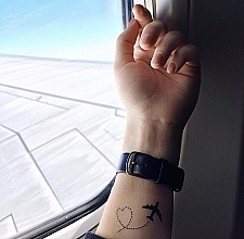 Temporary Tattoo "Plane Set" - Arley Sign — photo N6