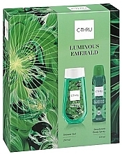 Fragrances, Perfumes, Cosmetics C-Thru Luminous Emerald - Set (deo/spray/150ml+sh/gel/250ml)