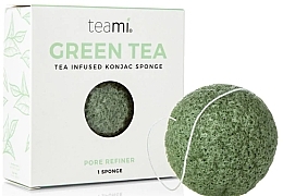 Konjac Face Sponge, green - Teami — photo N6