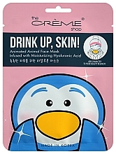 Face Mask - The Creme Shop Drink Up Skin! Penguin Face Mask With Hyarulonic Acid — photo N1