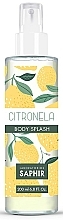 Citronella Fragrant Water - Saphir Parfums Citronela Body Splash — photo N1