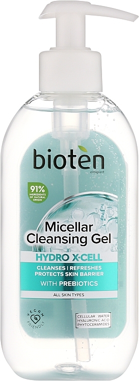 Micellar Cleansing Gel - Bioten Hydro X-Cell Micellar Cleansing Gel — photo N2