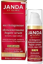 Fragrances, Perfumes, Cosmetics Concentrated Collagen Face Serum - Janda My Clinic Collagen Threads Face Serum