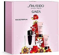 Fragrances, Perfumes, Cosmetics Shiseido Ginza - Set (edp/90ml + b/lot/50ml + sh/cr/50ml)