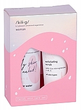 Fragrances, Perfumes, Cosmetics Set - Kili·g Woman Facial Scin Care Set (micel/water150ml + scr/75ml)