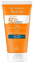 Fragrances, Perfumes, Cosmetics Sunscreen Fluid - Avene Soins Solaires Fluide SPF50+