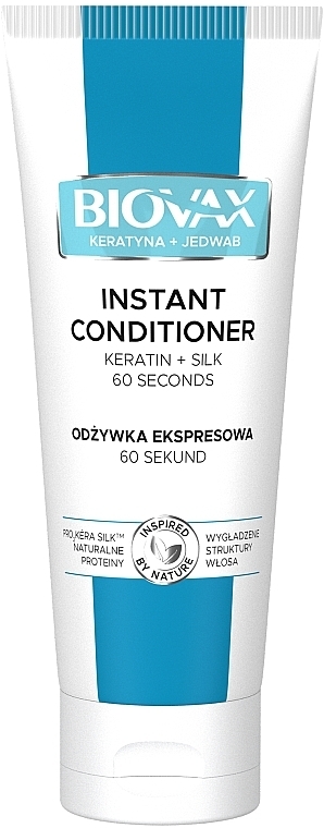 7in1 Keratin + Silk Conditioner - Biovax Hair Conditioner — photo N1