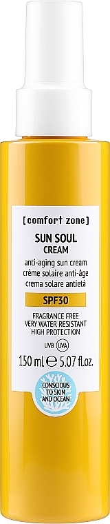 Sunscreen - Comfort Zone Sun Soul Cream SPF30 — photo N1