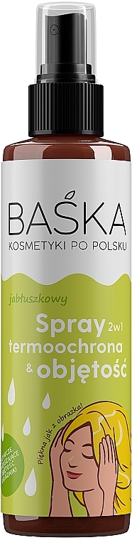 Volumizing Thermal Protection Spray 2in1 'Apple' - Baska — photo N2